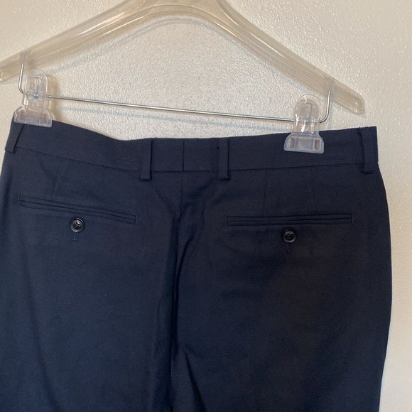 Topman tapered pronounced twill trousers in black pants with pockets 30x32 - Picture 9 of 16